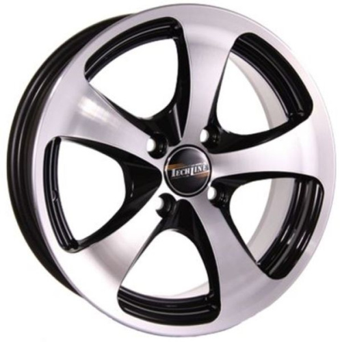 Tech Line 403 5.5x14 98xКонус ET 4*98 Dia 32 (чёрный с полированной лицевой частью) Tech Line 403 5.5x14 98xКонус ET 4*98 Dia 32 (чёрный с полированной лицевой частью)
