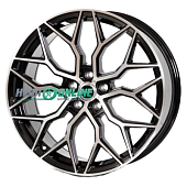 Литой диск Lizardo XH1024 8x18 5x112 ET 35 Dia 66.6 (черный глянцевый полированная лицевая сторона диска)