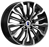 Литой диск КиК Атакама (КС756) 6.5x17 5x112 ET 43 Dia 66.6 (серебристый темный)