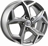 Литой диск RST R 066 6.5x16 5x114.3 ET 38 Dia 67.1 (серый с полированной лицевой частью)