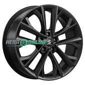Литой диск КиК Premium Series КР012 7x18 5x114.3 ET 48 Dia 56.1 (черный матовый)