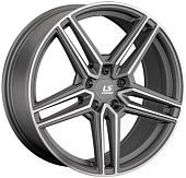 Литой диск LS FlowForming RC79 8.5x19 5x108 ET 40 Dia 63.4 (чёрный глянцевый с полированной лицевой частью)