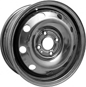 Штампованный диск ТЗСК Lada 6x15 4x98 ET 35 Dia 58.5 (черный глянцевый)