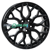 Литой диск Venti 1719 7x17 5x114.3 ET 45 Dia 67.1 (черный глянцевый)