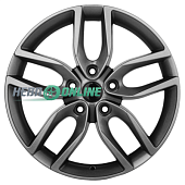 Литой диск Khomen KHW1708 6.5x17 5x114.3 ET 49 Dia 67.1 (серый)