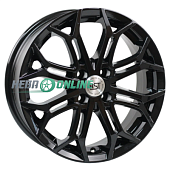 Литой диск RST R 126 6x16 4x98 ET 33 Dia 58.6 (чёрный с полированной лицевой частью)