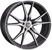 Литой диск LS FlowForming RC04 8.5x19 5x114.3 ET 45 Dia 67.1 (серебристый матовый с полированной лицевой частью)