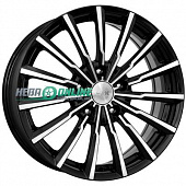 Литой диск КиК Акцент (KC641) 5.5x14 4x100 ET 39 Dia 67.1 (черный с полированной лицевой частью)