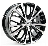 Литой диск RST R 027 7.5x17 5x114.3 ET 45 Dia 60.1 (серебристый темный c полированной лицевой частью)