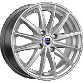 КиК Пойнт Бланк (КС884) 6x15 100xКонус ET 4*100 Dia 48 (серебристый) Литой диск КиК Пойнт Бланк (КС884) 6x15 100xКонус ET 4*100 Dia 48 (серебристый)