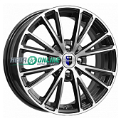 Литой диск КиК Меандр (КС879) 6x15 4x100 ET 4*100 Dia 50 (серебристый темный)