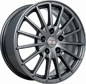 Литой диск Alcasta M60 6.5x16 5x114.3 ET 40 Dia 66.1 (чёрный глянцевый с полированной лицевой частью)