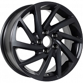 Литой диск KDW KD1530 6x15 4x100 ET 46 Dia 54.1 (черный матовый)