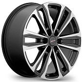 Литой диск X Trike X-142 8.5x20 6x139.7 ET 60 Dia 95.1 (черный с полированной лицевой частью)
