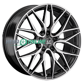 Литой диск LS FlowForming RC70 8.5x19 5x108 ET 40 Dia 63.4 (чёрный глянцевый с полированной лицевой частью)
