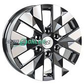 Литой диск RST R 237 6.5x17 6x139.7 ET 48 Dia 92.5 (чёрный с полированной лицевой частью)
