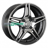 Литой диск LS Wheels LS770 6x14 4x98 ET 35 Dia 58.6 (серый темный глянцевый полностью полированнный)