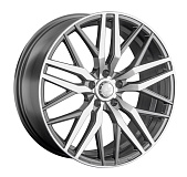 Литой диск LS Wheels LS1323 8.5x20 5x114.3 ET 40 Dia 67.1 (серый темный глянцевый полностью полированнный)