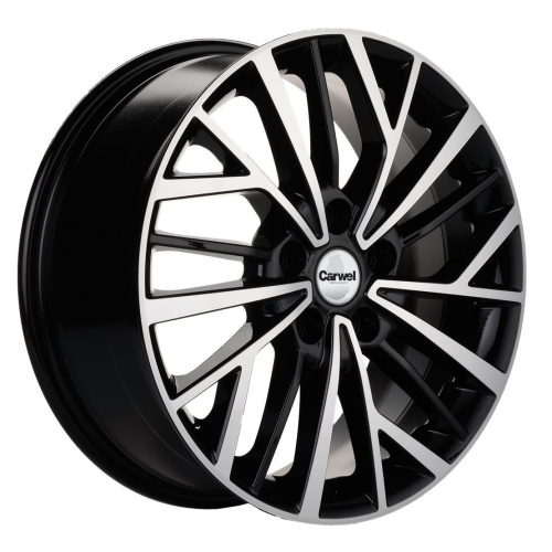 Khomen KHW 1717 7x17 5x108 ET 45 Dia 60.1 (черный с полировкой)