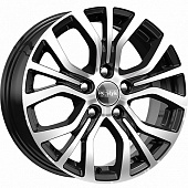 Литой диск iFree Original КС736 6.5x16 5x114.3 ET 45 Dia 67.1 (черный с полированной лицевой частью)