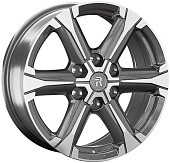 Литой диск Replay MI170 7.5x18 6x139.7 ET 38 Dia 67.1 (серый темный глянцевый полностью полированнный)