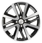 Литой диск Khomen KHW1609 6x16 4x100 ET 50 Dia 60.1 (графит)