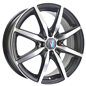 Литой диск Venti 1415 5.5x14 4x98 ET 35 Dia 58.6 (серебристый с полированным ободом)