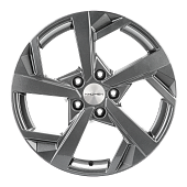 Литой диск Khomen KHW1712 7x17 5x114.3 ET 37 Dia 66.5 (серый)