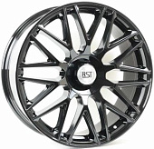 Литой диск RST R 042 8.5x20 5x114.3 ET 45 Dia 67.1 (черный с полированным ободом)