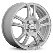 Литой диск X Trike X-105 6x15 4x100 ET 45 Dia 54.1 (черный с полированной лицевой частью)