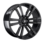 Литой диск LS Forged LS FG11 8x20 6x114.3 ET 46 Dia 67.1 (чёрный глянцевый с полированной лицевой частью)