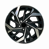 Литой диск Dicastal Original 17 Без ступичного колпачка 6.5x17 5x114.3 ET 49 Dia 67.1 (чёрный глянцевый с полированной лицевой частью)
