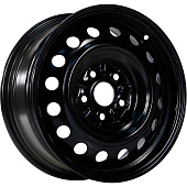 Штампованный диск Trebl Х40932 5.5x15 5x100 ET 40 Dia 57.1 (черный глянцевый)