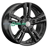 Литой диск LS Wheels LS291 6.5x15 5x139.7 ET 40 Dia 98.5 (серый темный глянцевый полностью полированнный)