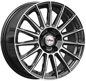 Литой диск iFree Азур 6.5x16 5x114.3 ET 45 Dia 60.1 (серый тёмный глянцевый)