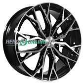 Литой диск RST R 119 7x19 5x108 ET 36 Dia 65.1 (черный с полированной лицевой частью)