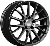 Литой диск Скад Дубай 6.5x17 5x114.3 ET 46 Dia 67.1 (черный с полированной лицевой частью)