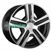 Литой диск LS Wheels LS794 7x16 5x139.7 ET 35 Dia 108.1 (чёрный глянцевый с полированной лицевой частью)