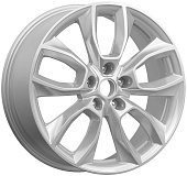 Литой диск КиК Premium Series КР001 7x18 5x114.3 ET 45 Dia 66.1 (серебристый темный с полированной лицевой частью)
