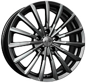 Литой диск КиК Акцент (KC562) 7x17 5x108 ET 45 Dia 60.1 (серебристый темный)