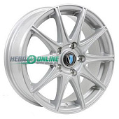 Литой диск Venti 1716 7x17 4x100 ET 40 Dia 60.1 (черный глянцевый)