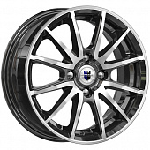 КиК Квант (КС960) 5.5x14 4x100 ET 38 Dia 67.1 (черный с полированной лицевой частью) Литой диск КиК Квант (КС960) 5.5x14 4x100 ET 38 Dia 67.1 (черный с полированной лицевой частью)