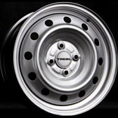 Штампованный диск Trebl 6555 5.5x14 4x114.3 ET 44 Dia 56.6 (серебристый)