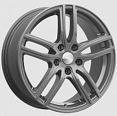 Литой диск Скад Брайтон 7x17 5x108 ET 50 Dia 65.1 (черный матовый)