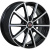 Alcasta M61 7x17 5x114.3 ET 45 Dia 60.1 (чёрный глянцевый с полированной лицевой частью)