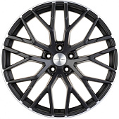 Литой диск Khomen KHW 2005 8.5x20 5x112 ET 20 Dia 66.5 (черный с полировкой)