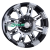 LS Wheels LS954 9x20 6x139.7 ET 20 Dia 106.1 (чёрный глянцевый с полированной лицевой частью)