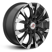 Литой диск X Trike R-118 7.5x18 6x139.7 ET 25 Dia 106.1 (черный с полированной лицевой частью)