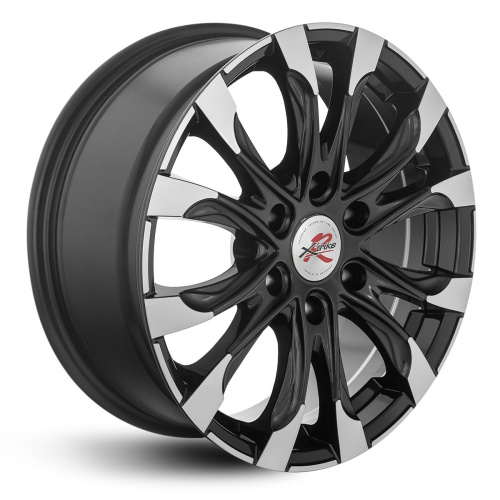 X Trike R-118 7.5x18 6x139.7 ET 25 Dia 106.1 (черный с полированной лицевой частью)