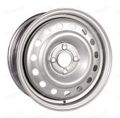 Штампованный диск Trebl X40021 6x15 98xКонус ET 4*98 Dia 35 (черный глянцевый)